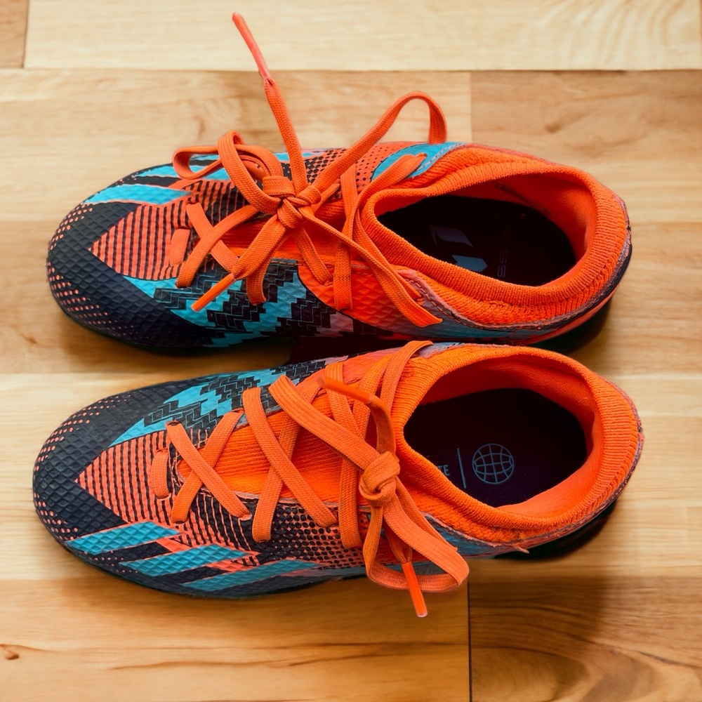 adidas Kids Orange & Teal Athletic Sneakers